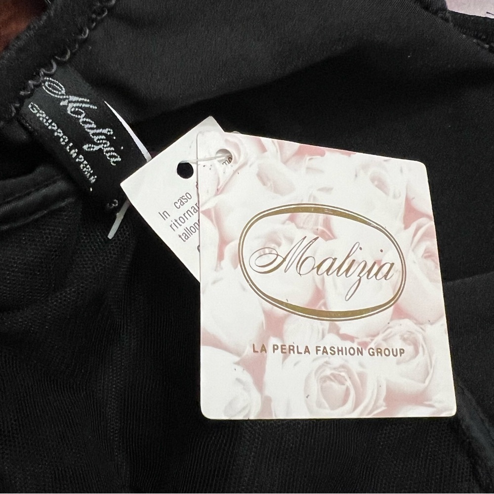 La Perla Malizia Italy vintage luxurious bodysuit black lace feminine sexy NWT - Picture 14 of 14